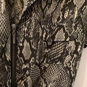New York & Company Snakeskin Print Dress (Small)
